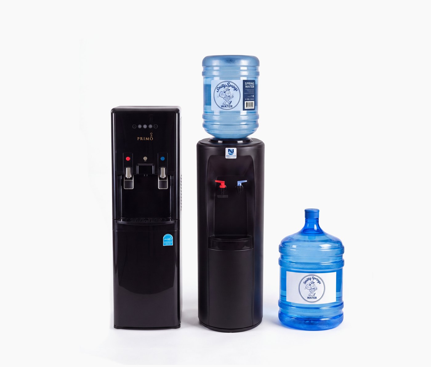 Smitty Springs coolers and 5-gallon bottles